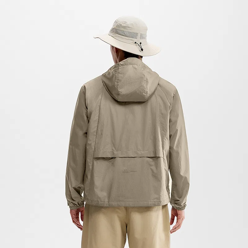 Детская ветровка с защитой от солнца PELLIOT, Mountain Foot Brown — фото 4