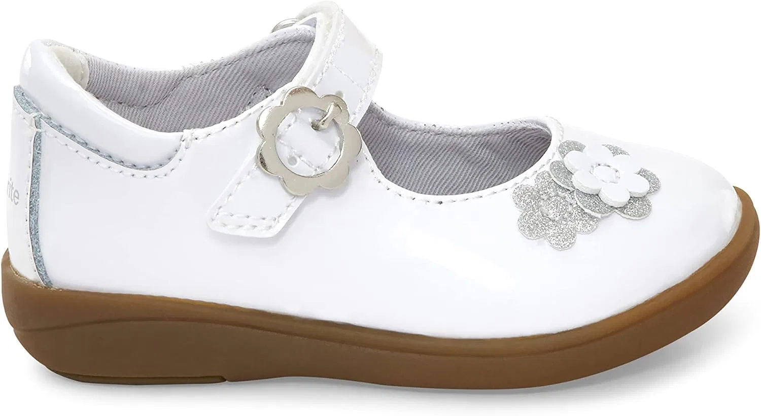 Детские туфли для девочек Holly-Adapt Stride Rite, White Patent — фото 2