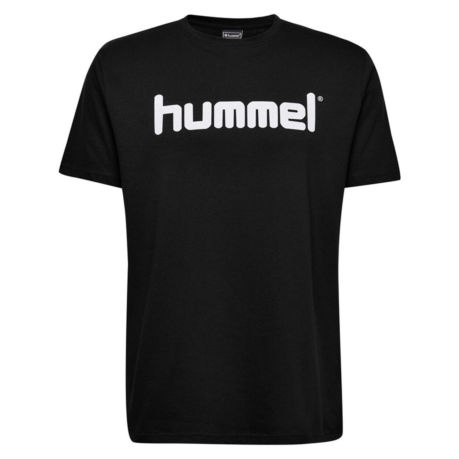 

Хлопковая футболка с логотипом Hmlgo S/S Футболка S/S Мужчины HUMMEL, черный