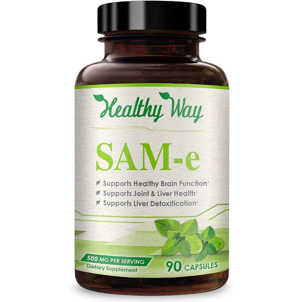 

Комплекс витаминов для мозга HealthyWayRx Pure SAM-e 500mg, 90 капсул