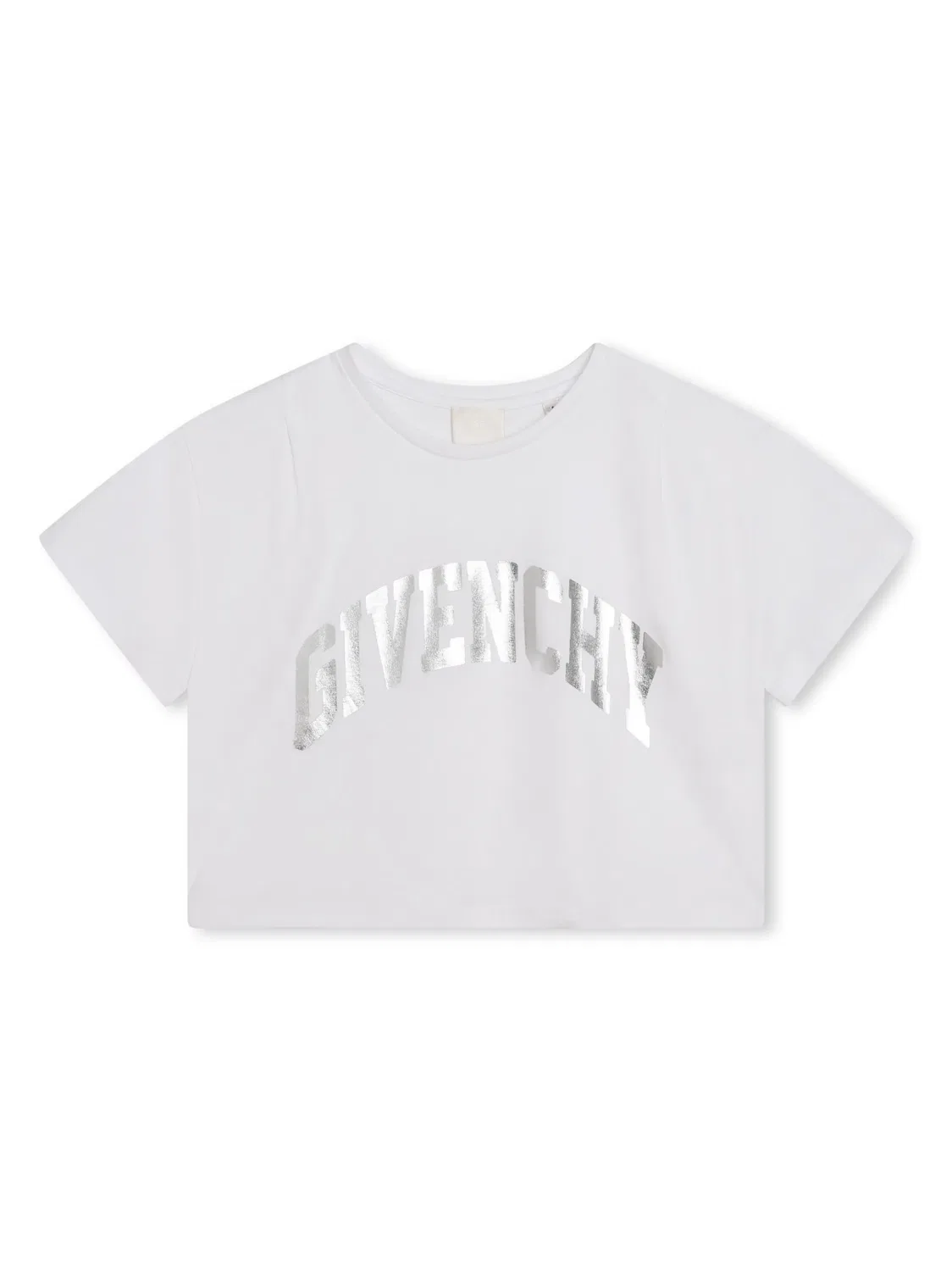 Кроп-топ с логотипом из хлопка Givenchy, белый