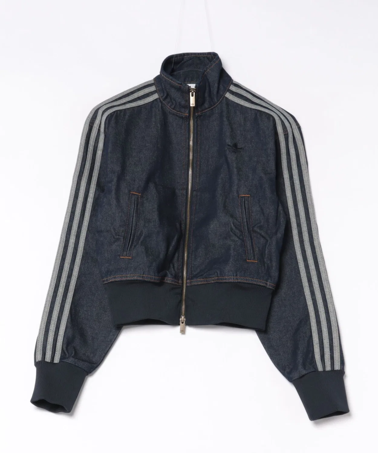 Женская куртка из денима с молнией Firebird Denim Tracktop Adidas, Blue