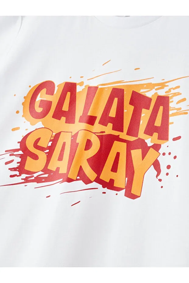Детская футболка для мальчиков с коротким рукавом Galatasaray kids t-shirt c252061 Gsstore, White — фото 2