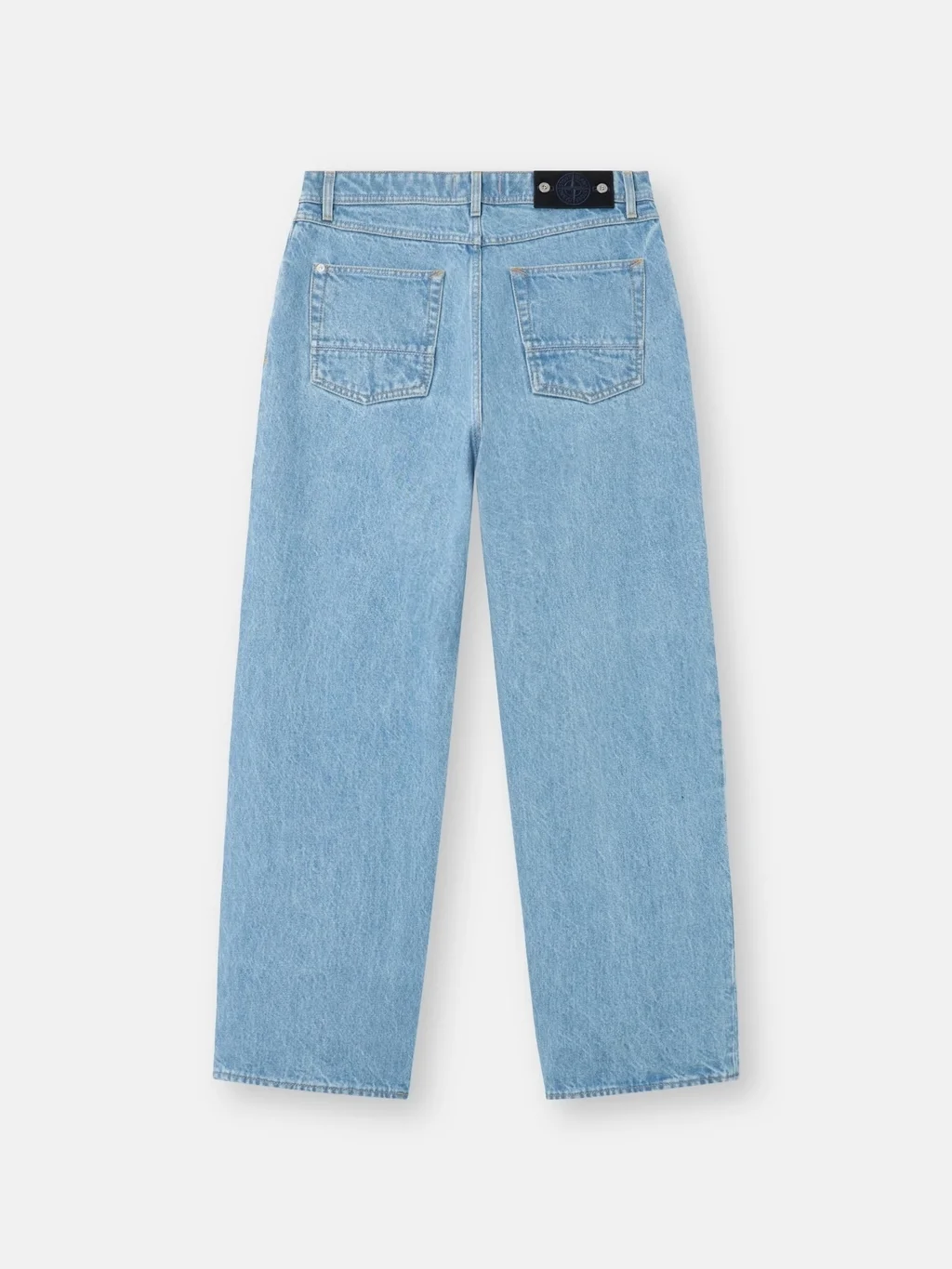 Мужские джинсы Stone Island Loose-fit Five-pocket, светло-голубой — фото 3