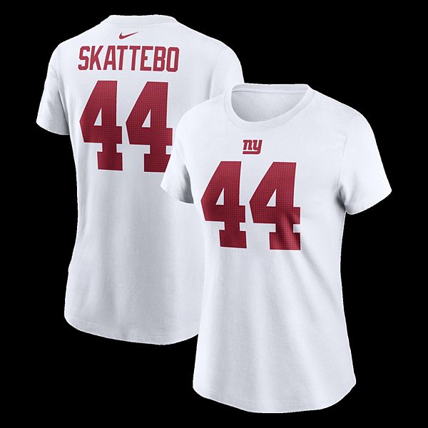 

Футболка женская Cam Skattebo White New York Giants с именем и номером Nike, Белый, Футболка женская Cam Skattebo White New York Giants с именем и номером Nike
