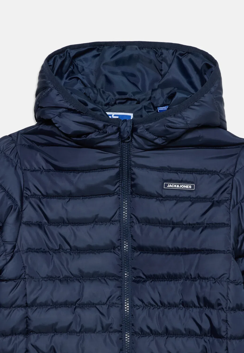 Легкая пуховая куртка Jjelvis с капюшоном - легкая куртка Jack & Jones Junior, Navy Blazer — фото 4