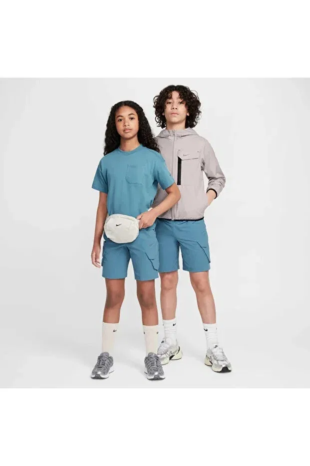 Детские шорты для девочек карго Nike, Blue