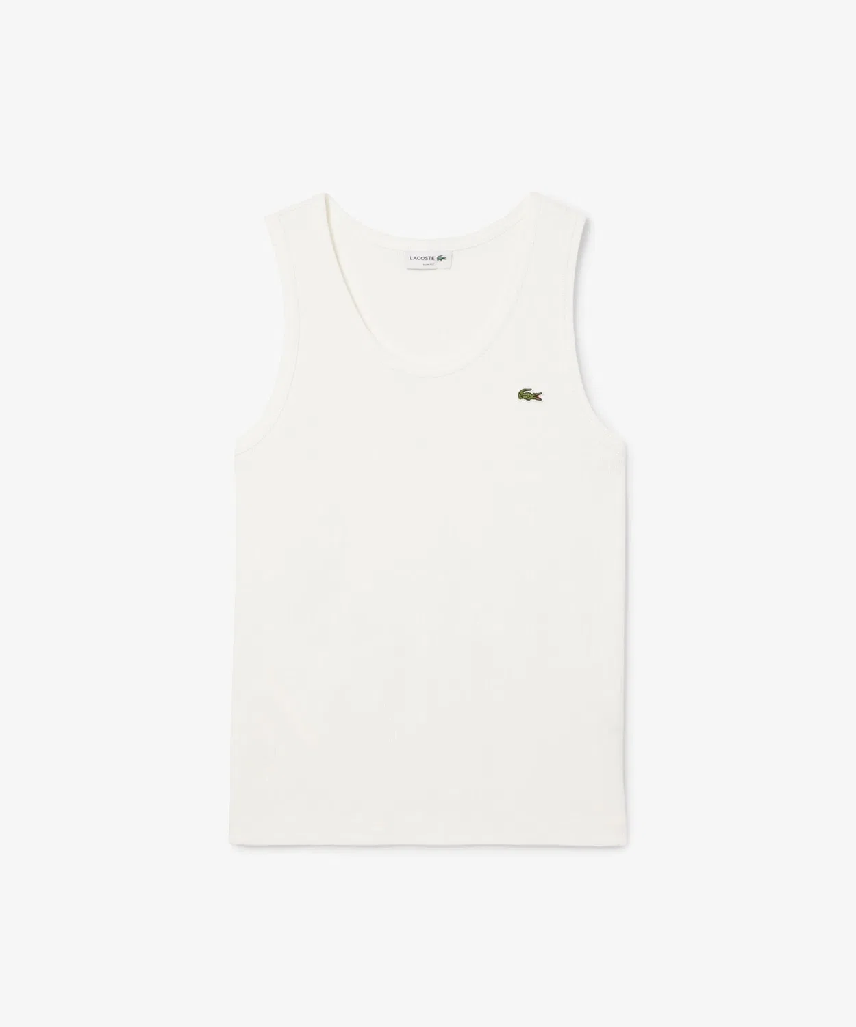 Мужской хлопковый танк-топ LACOSTE, Серый — фото 4