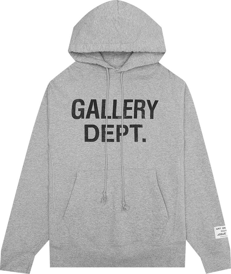 

Худи Gallery Dept. Center Logo Hoodie 'Heather Grey', серый