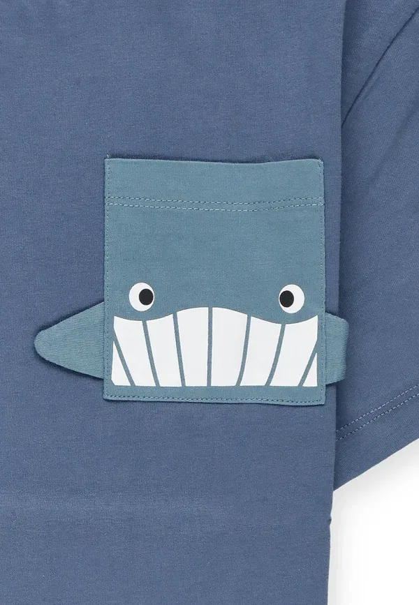 Футболка с принтом print t-shirt, Stella Mccartney Kids, синий — фото 3