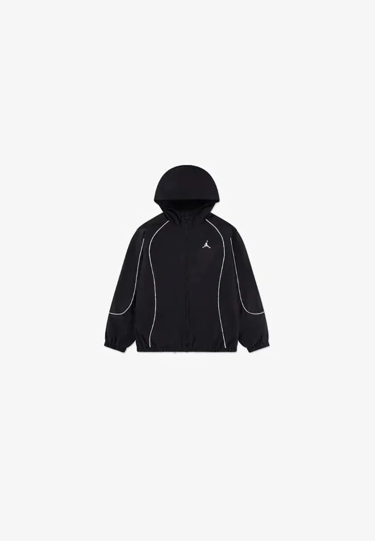 Детская ветровка с капюшоном Jdb Color Block Windjkt Jordan, Черный
