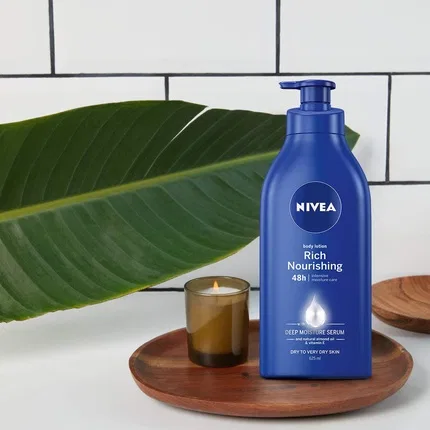Молочко для тела питательное NIVEA 48H Deep Moisture с миндальным маслом, 625 мл