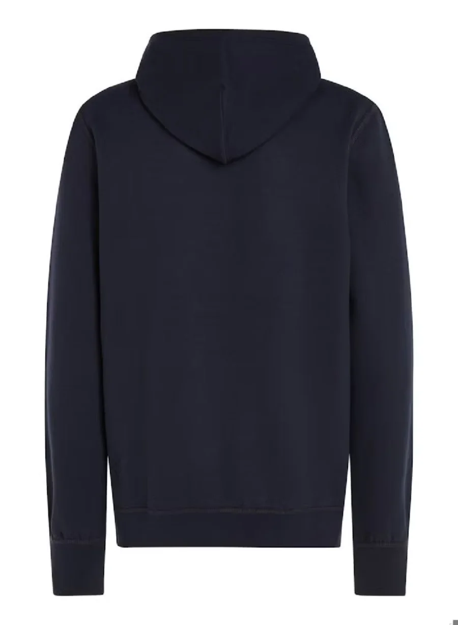 Худи Tommy Hilfiger Essential Fleece, синий — фото 4