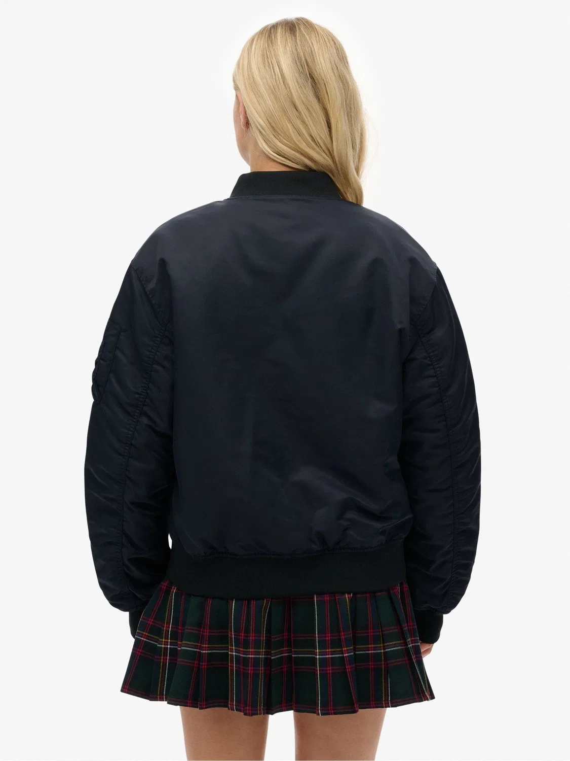 Куртка-бомбер MA1 Superdry, синий — фото 4