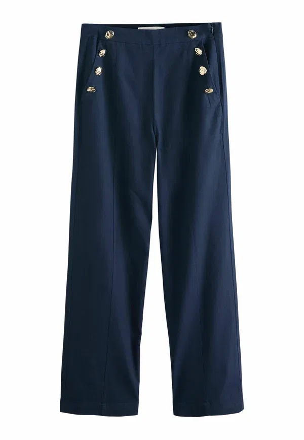 Брюки льняные Trousers Next navy blue, темно-синий