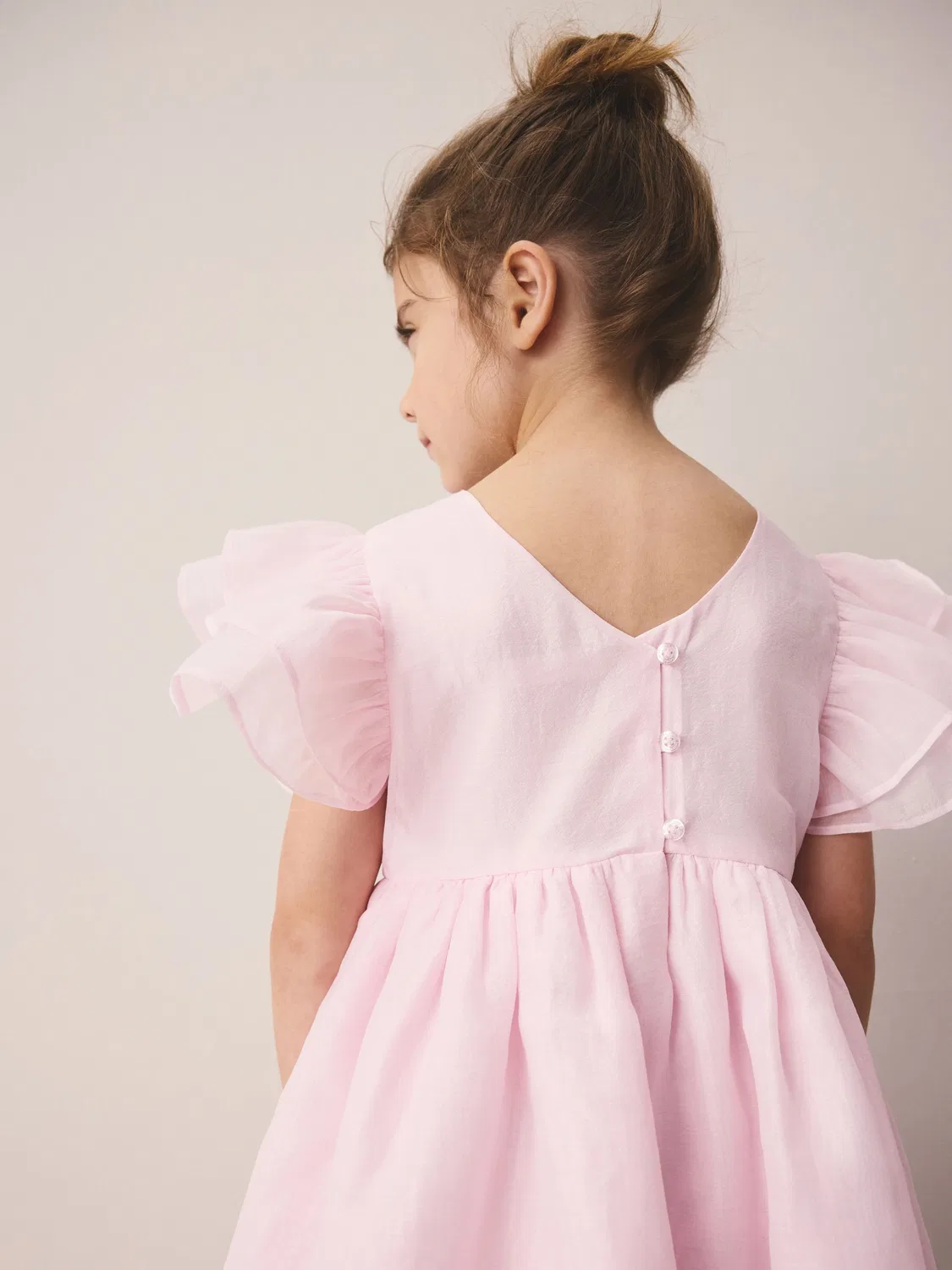 Платье для подружки невесты с цветочными лепестками Laura Ashley, розовый — фото 3