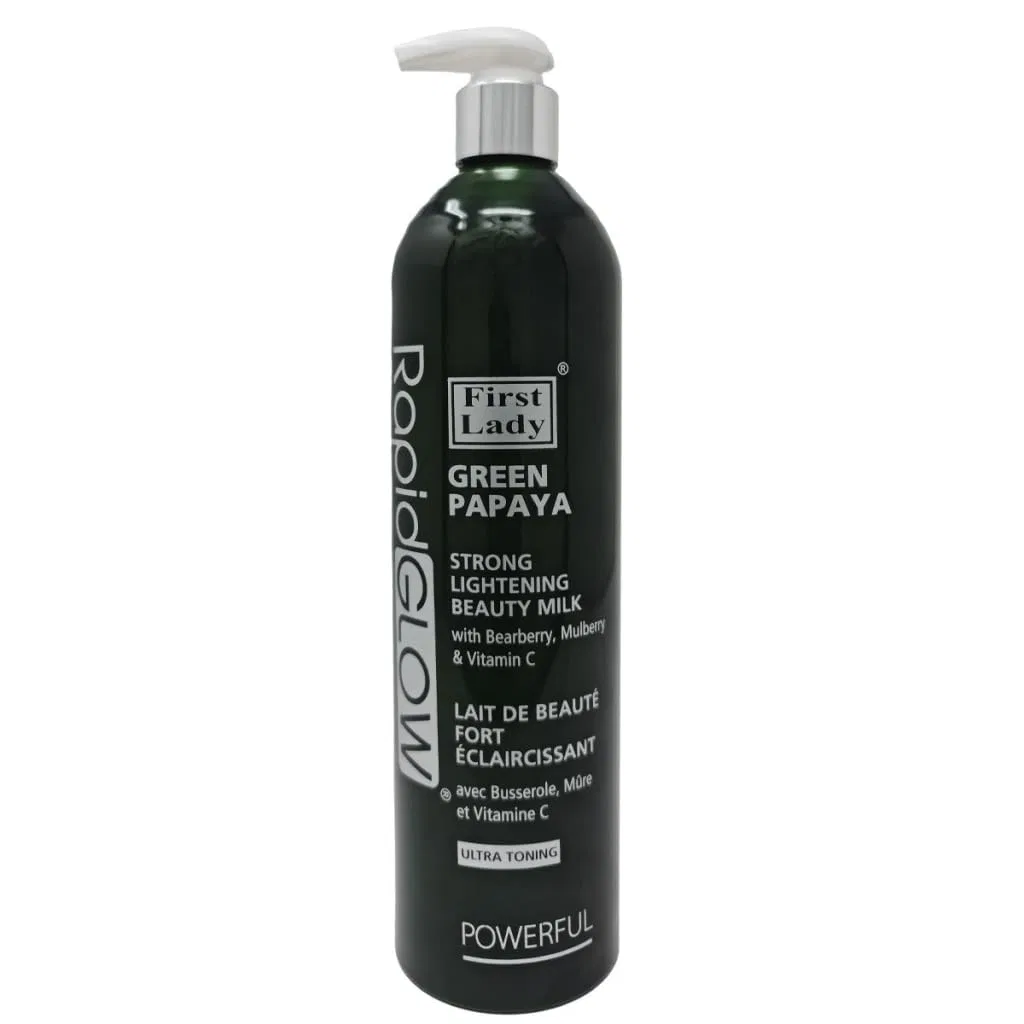 Лосьон для тела осветляющий Green Papaya, First Lady Rapid Glow, 500 мл