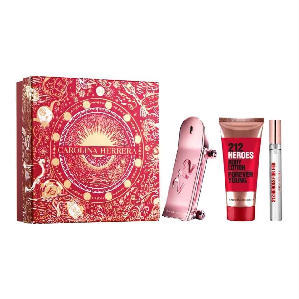 

Подарочный набор Carolina Herrera 212 Heroes for Her, 3 предмета