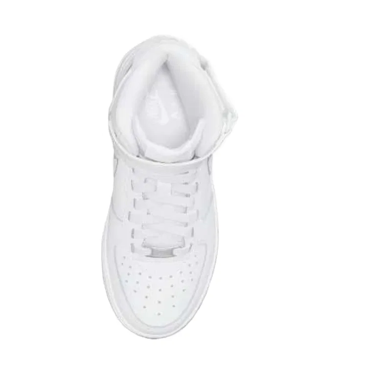 Детские кроссовки унисекс с высокой посадкой Air Force 1 Mid Nike, White — фото 4