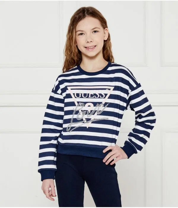 Детский пуловер для девочек Regular Fit Guess, Blu Marino
