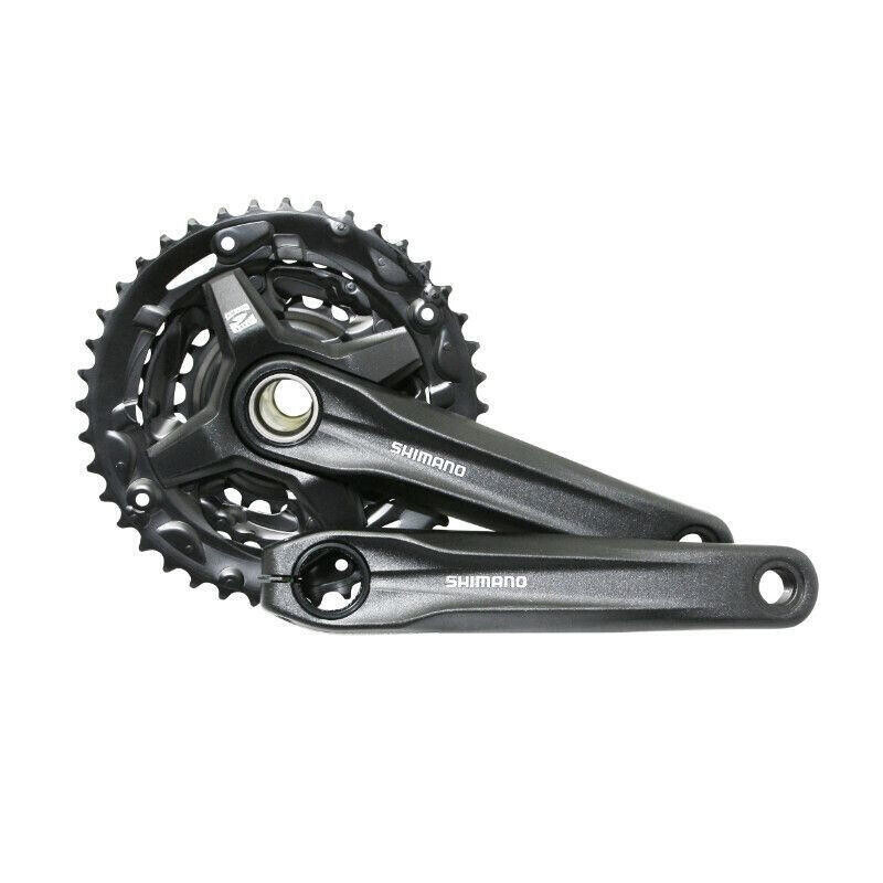 

Интегрированная рукоятка MTB Shimano Mt210 9V. 170мм 40-30-22, серый / темно-серый / темно-серый