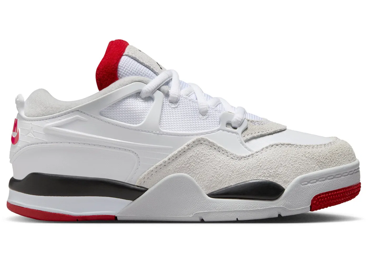 Детские кроссовки Lifestyle Jordan 4 RM, White/Black/Neutral Grey/Varsity Red