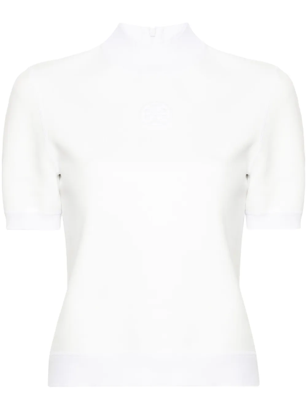 

Футболка с тисненым логотипом Tory Burch, белый