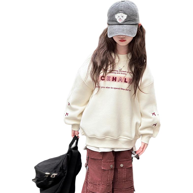 

Свитшот для подростков весна-осень Disney, бежевый