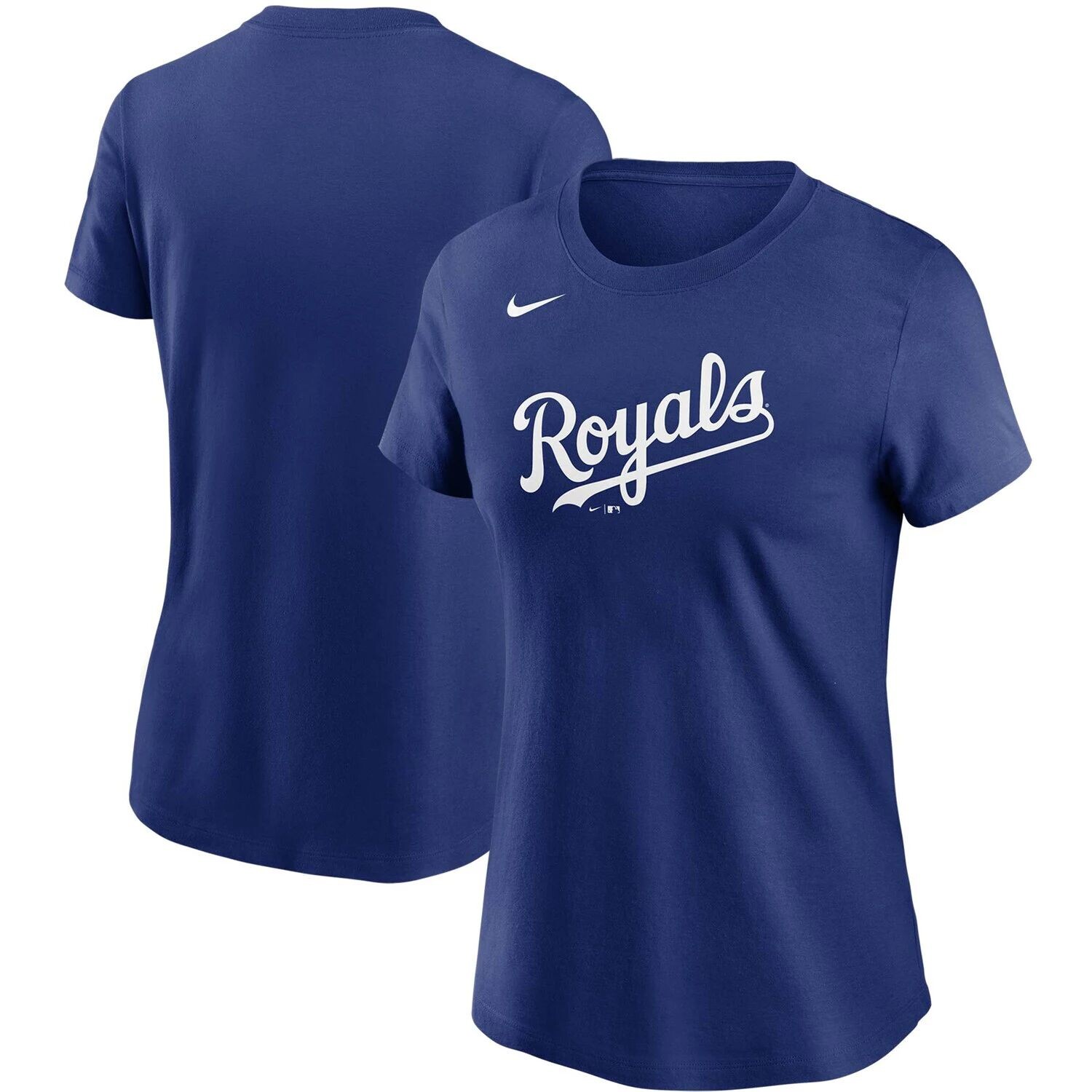 

Женская футболка Nike Royal Kansas City Royals с надписью Nike