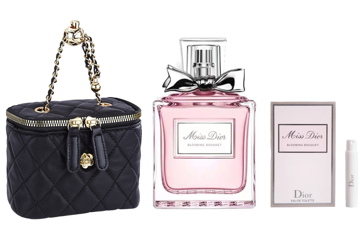 Подарочный набор парфюмерии Dior Miss Dior Blooming Bouquet, Giorgio Armani My Way и косметичка — фото 4