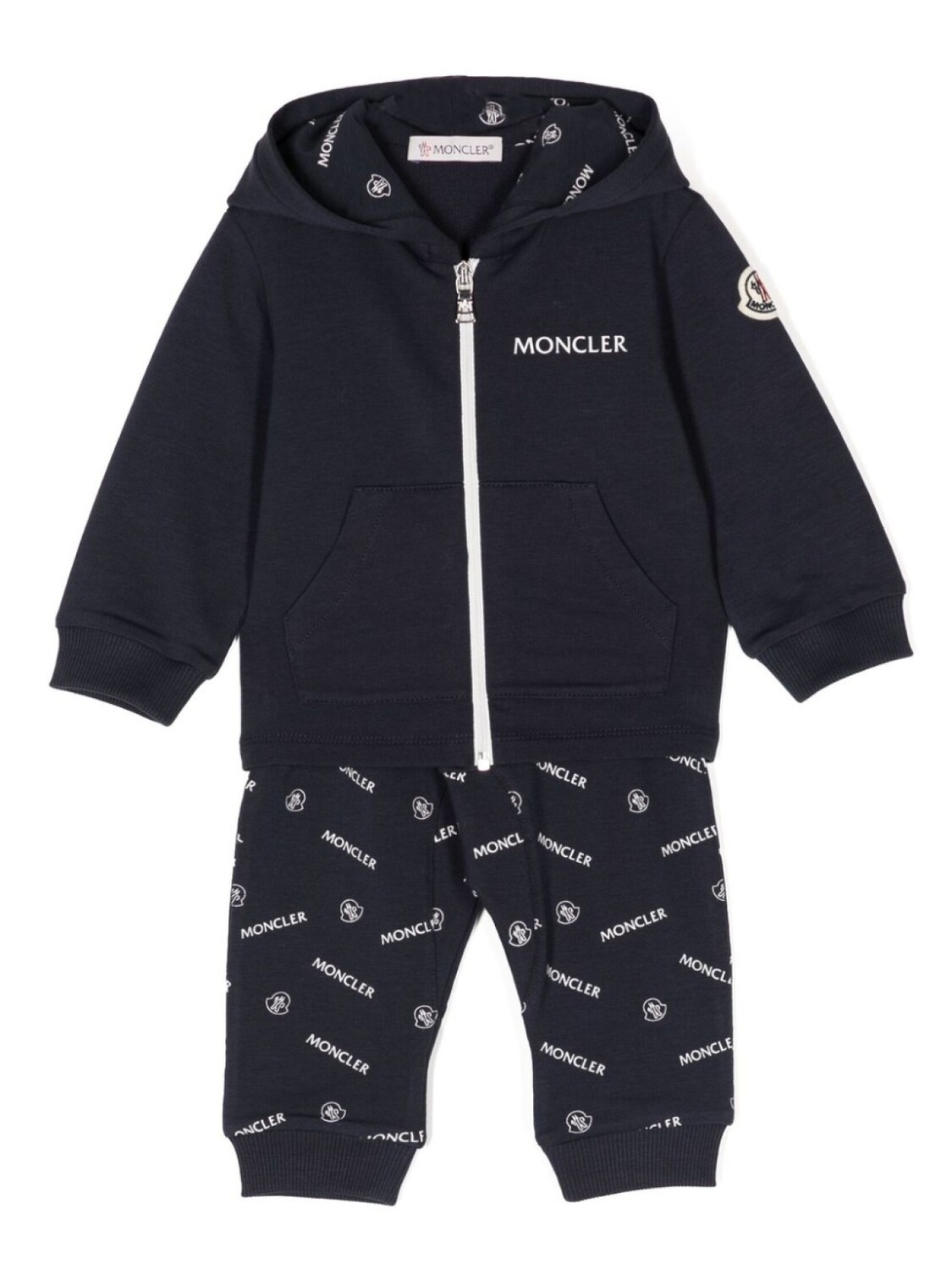 

Спортивный костюм с логотипом Moncler Enfant, синий