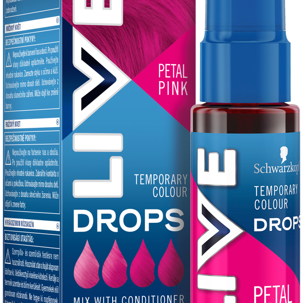 

Полуперманентная краска для волос Petal Pink, 30 мл Live Drops, цвет petal pink