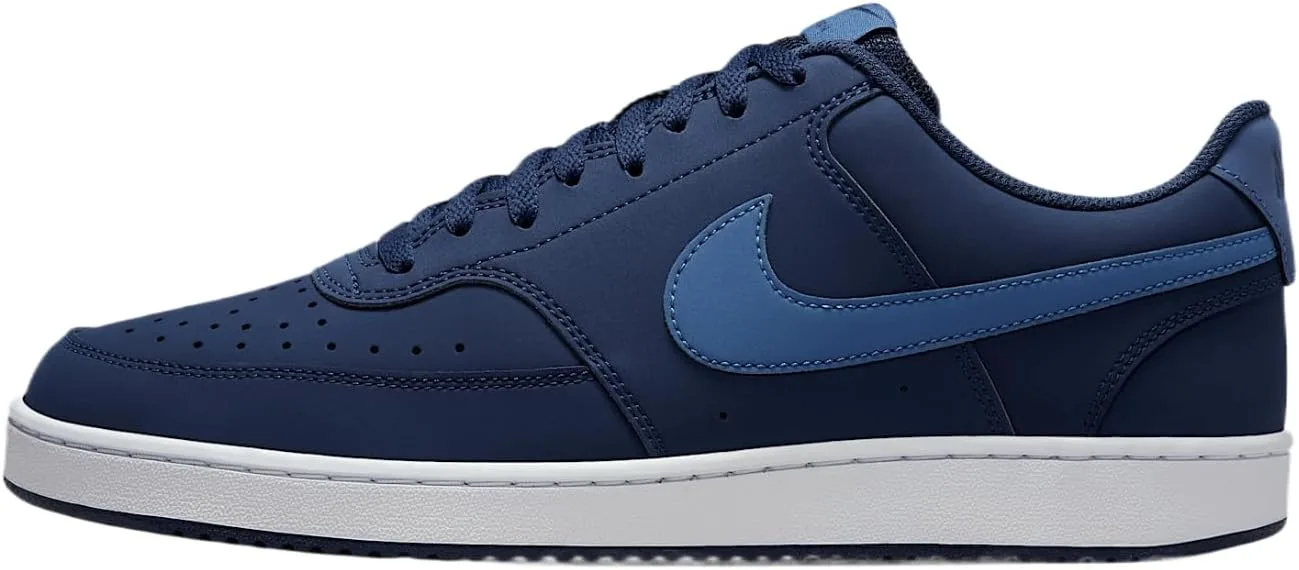 Мужские баскетбольные кроссовки Nike Court Vision Low, белый/темно-синий