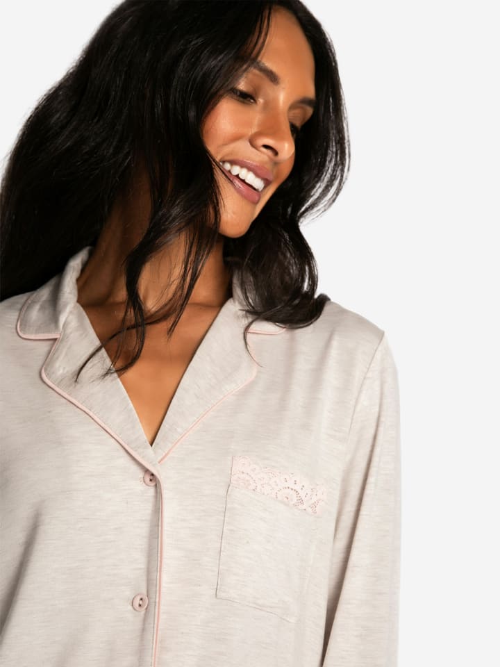 

P.J. Salvage Короткие шорты Love & Lace бежевого цвета