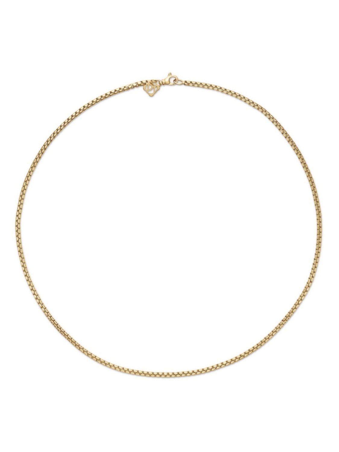 

Ожерелье из желтого золота 18 карат с цепочкой-коробкой David Yurman, золотой