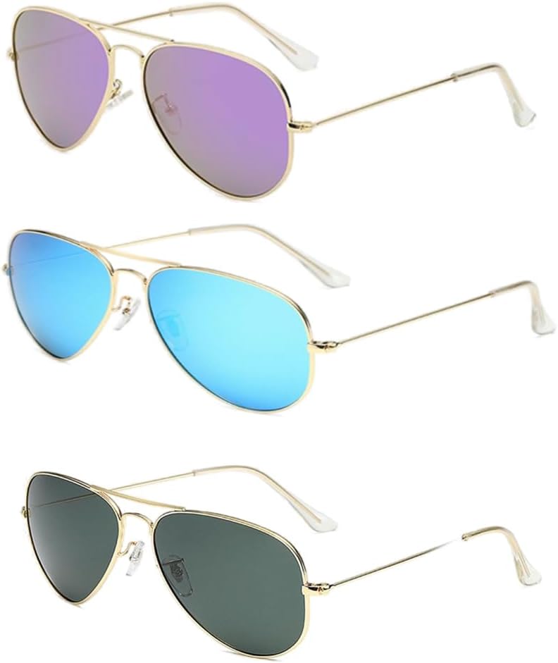 

Солнцезащитные очки для женщин и мужчин, поляризованные, квадратные солнцезащитные очки для женщин, защита от УФ-излучения, металлическая оправа Generic, Gold Frame Purple Lenses/Gold Frame and Blue Lenses/Gold Frame Green Lenses