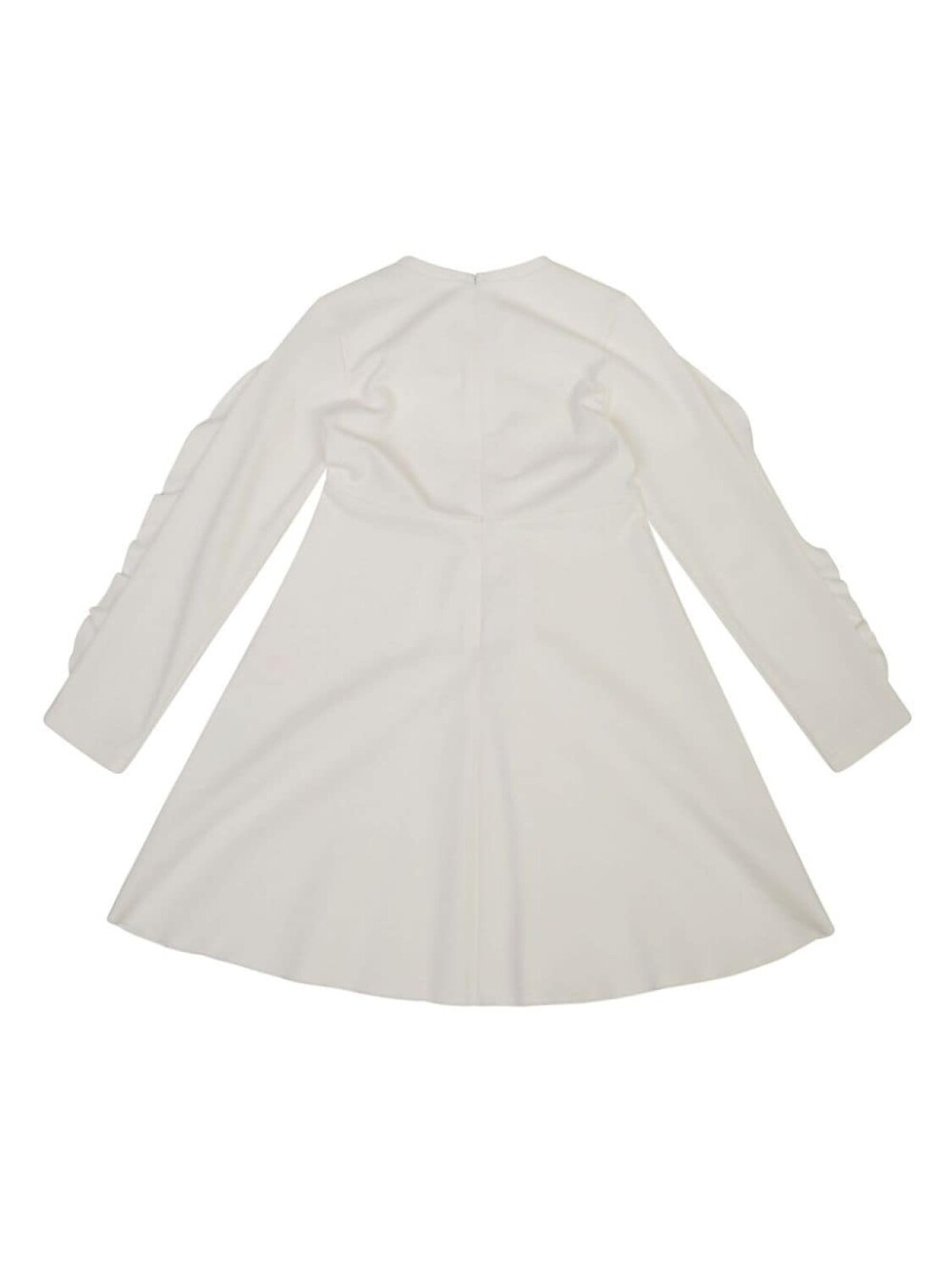 TWINSET Детское платье с оборками и логотипом Twinset Kids, белый — фото 2
