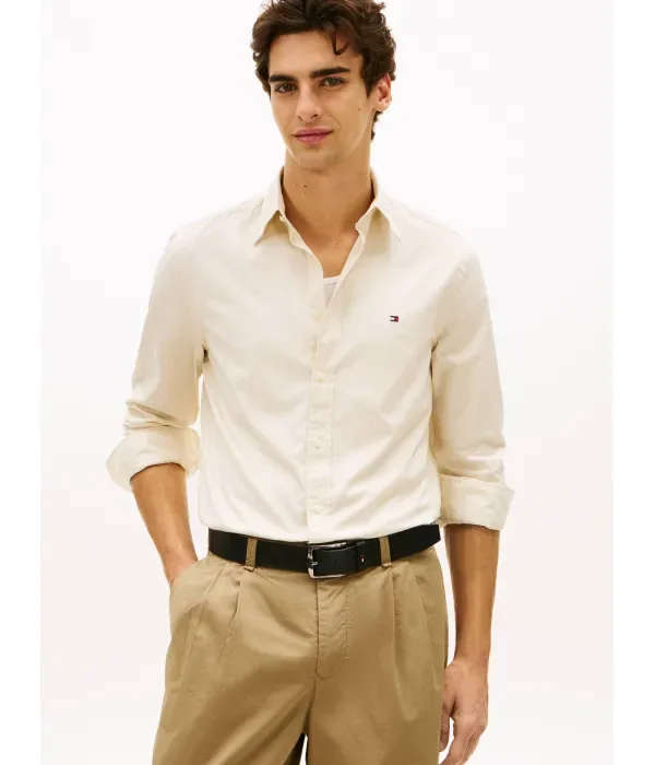 Рубашка regular fit Tommy Hilfiger, бежевый