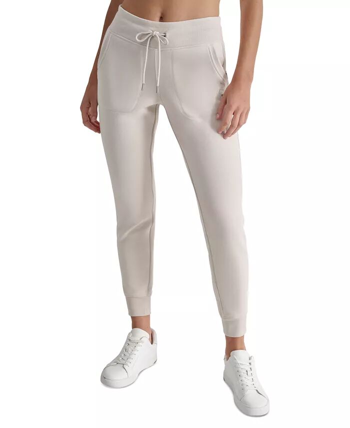 

Женские спортивные штаны с завязками DKNY, коричневый/бежевый