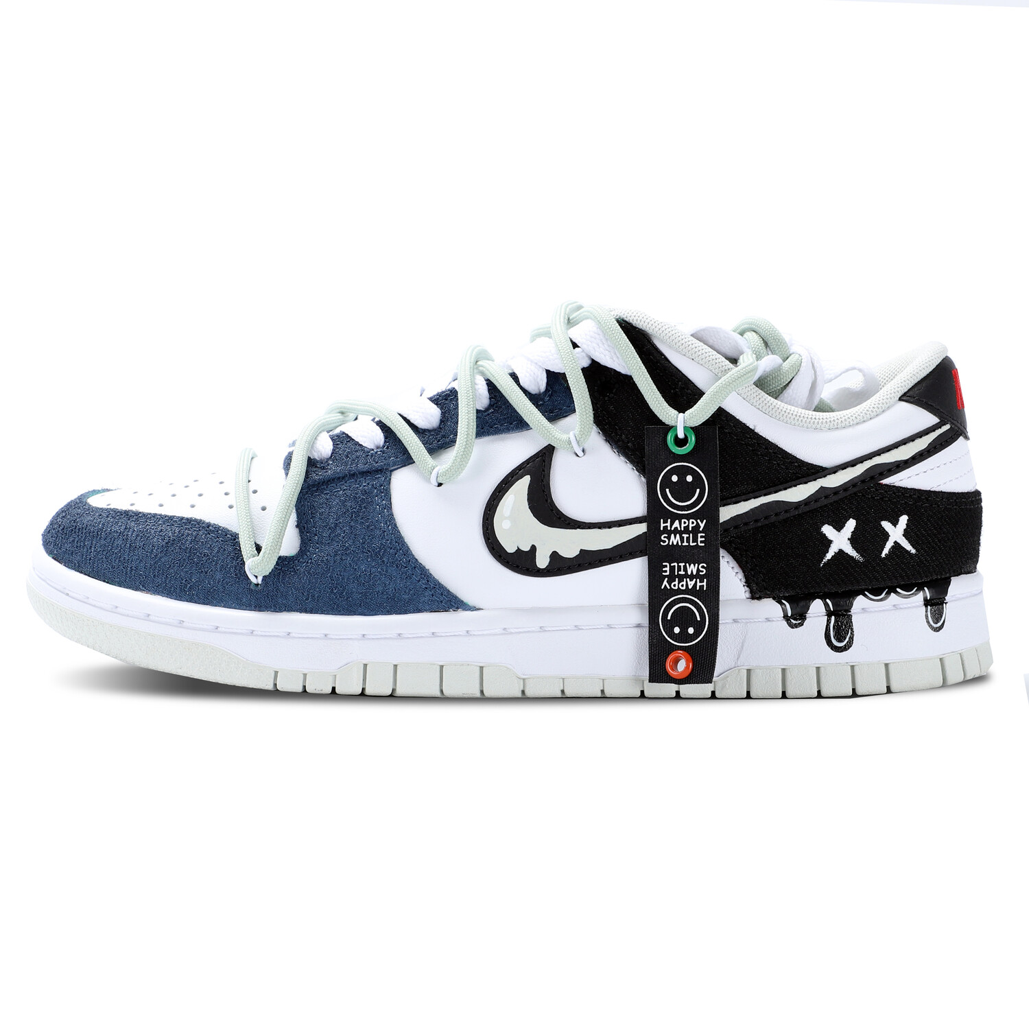 

Кроссовки Nike Dunk Skateboard Shoes Men Low-Top Blue, Синий, Кроссовки Nike Dunk Skateboard Shoes Men Low-Top Blue