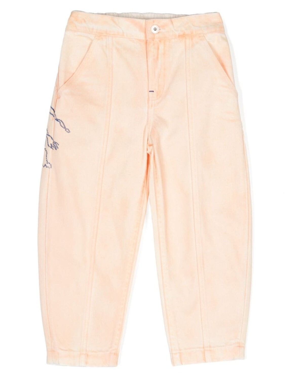 

Burberry Kids зауженные брюки Equestrian Knight, оранжевый