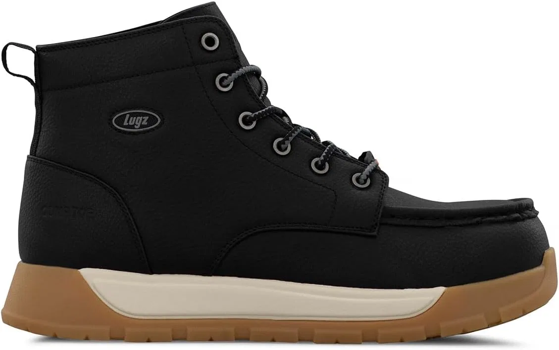 Мужские рабочие ботинки Lugz Yard LX с композитным носком, Black Cream Rubber — фото 2