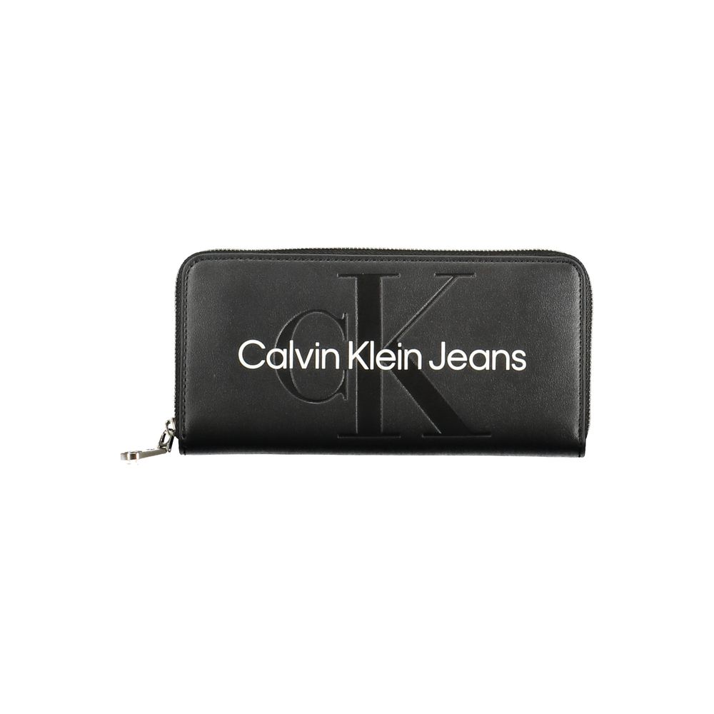 

Черный полиэтиленовый женский кошелек Calvin Klein