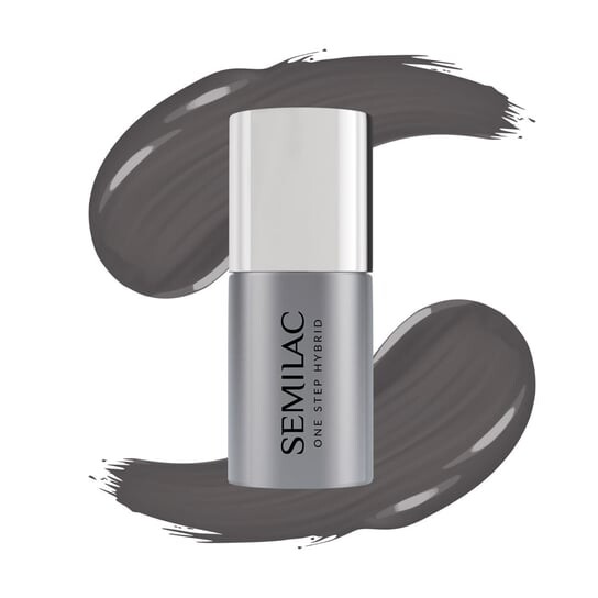 

Гибридный лак, S195 Eternal Stone Grey, 5 мл Semilac, 3in1 One Step Hybrid