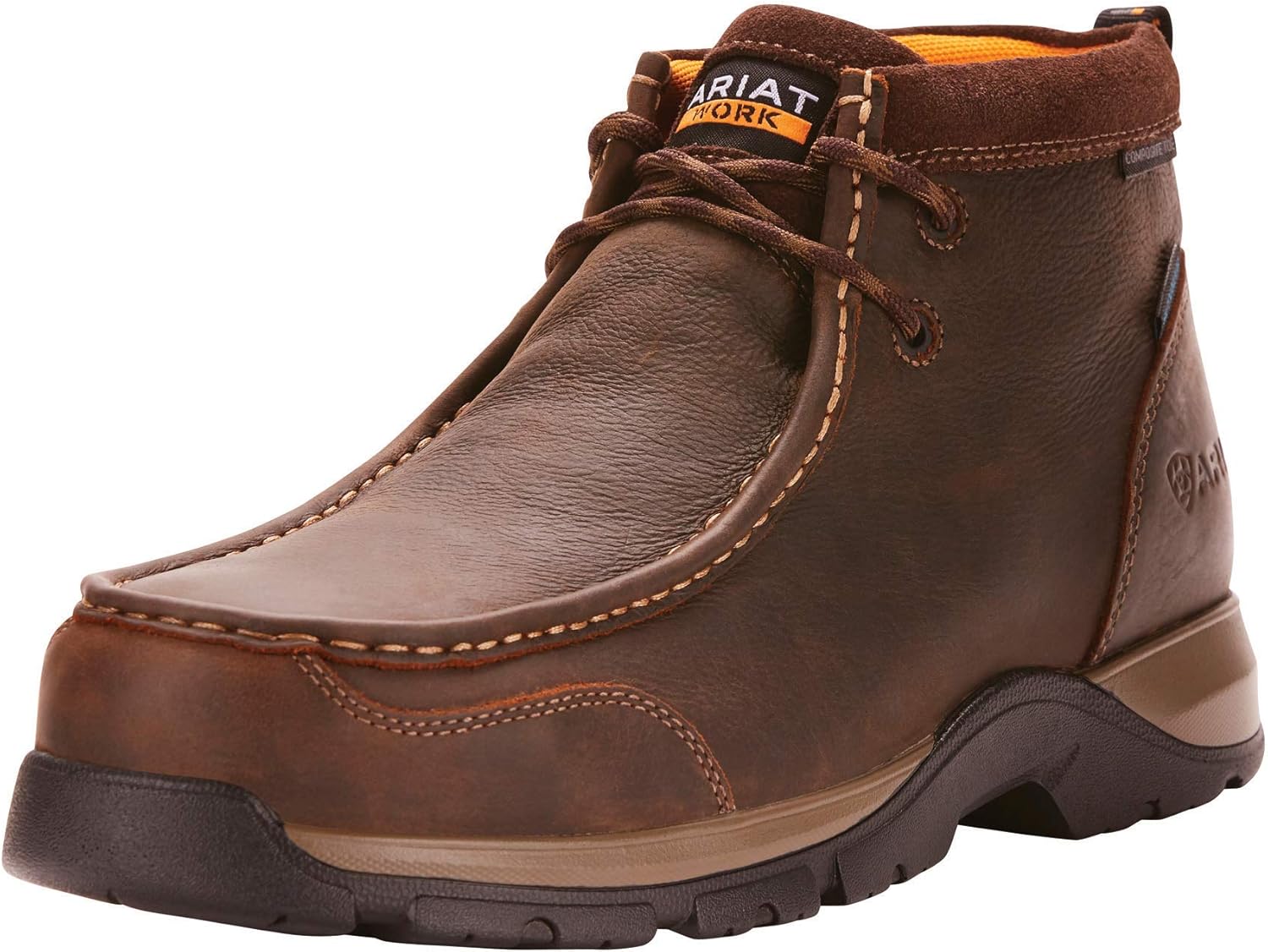 Мужские рабочие ботинки ARIAT Edge Lte Moc с композитным носком, темно-коричневый — фото 2