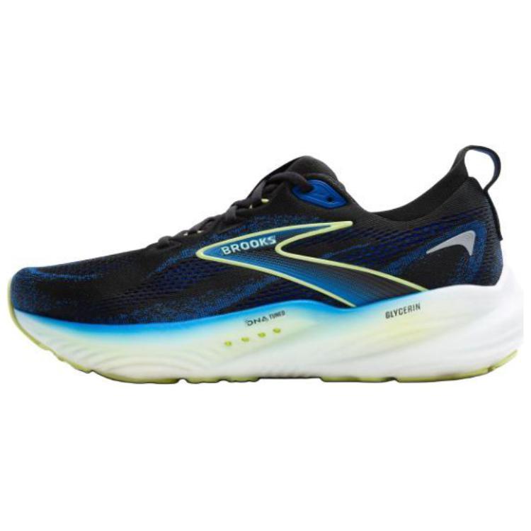 

Brooks Кроссовки для бега Glycerin 22 Low Top Casual, мужские, черные, синие, желтые