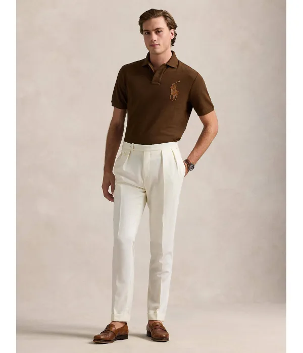 Футболка поло Classic fit Polo Ralph Lauren, коричневый — фото 3