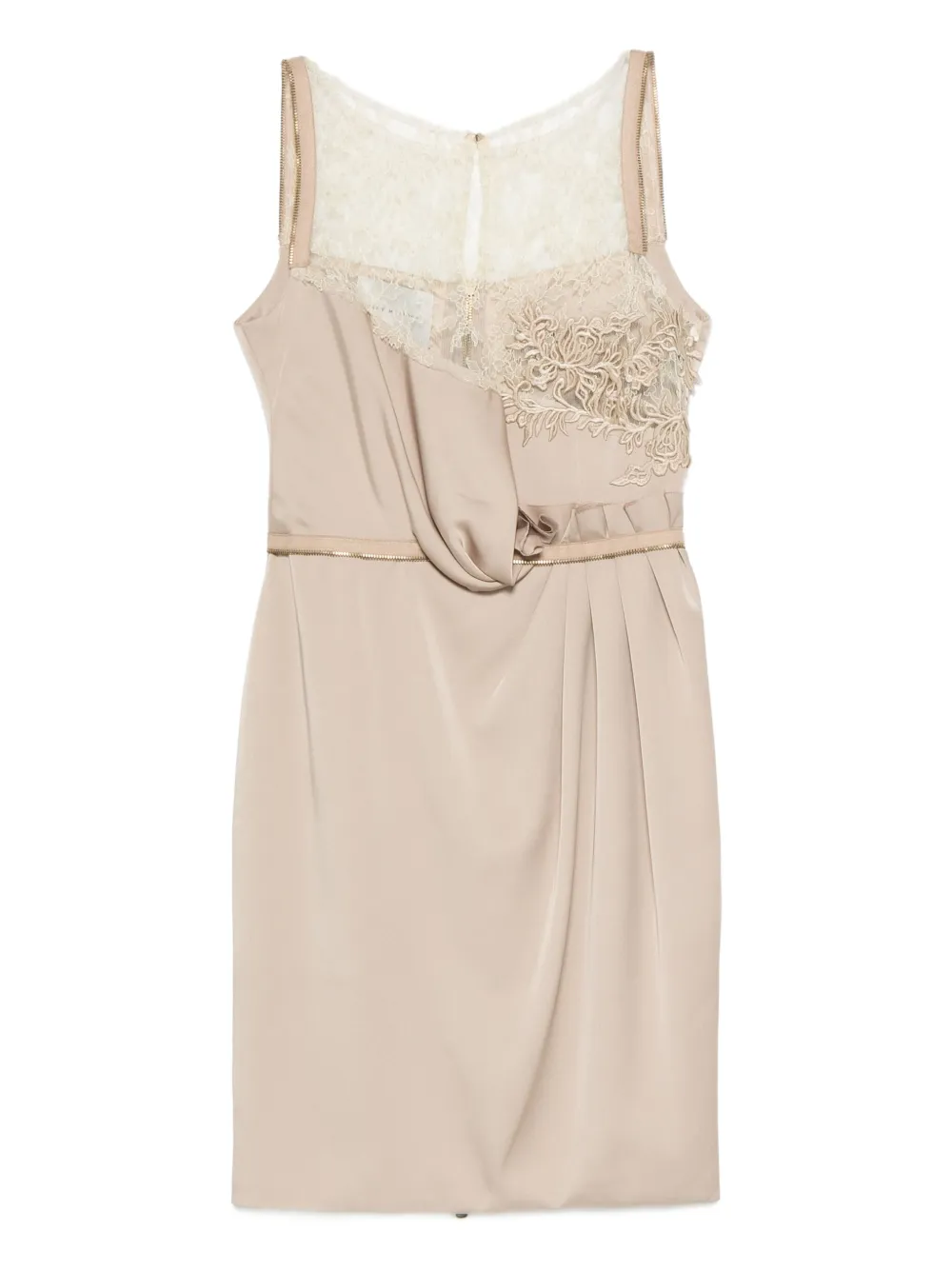 

Платье с кружевом Gemy Maalouf, нейтральный