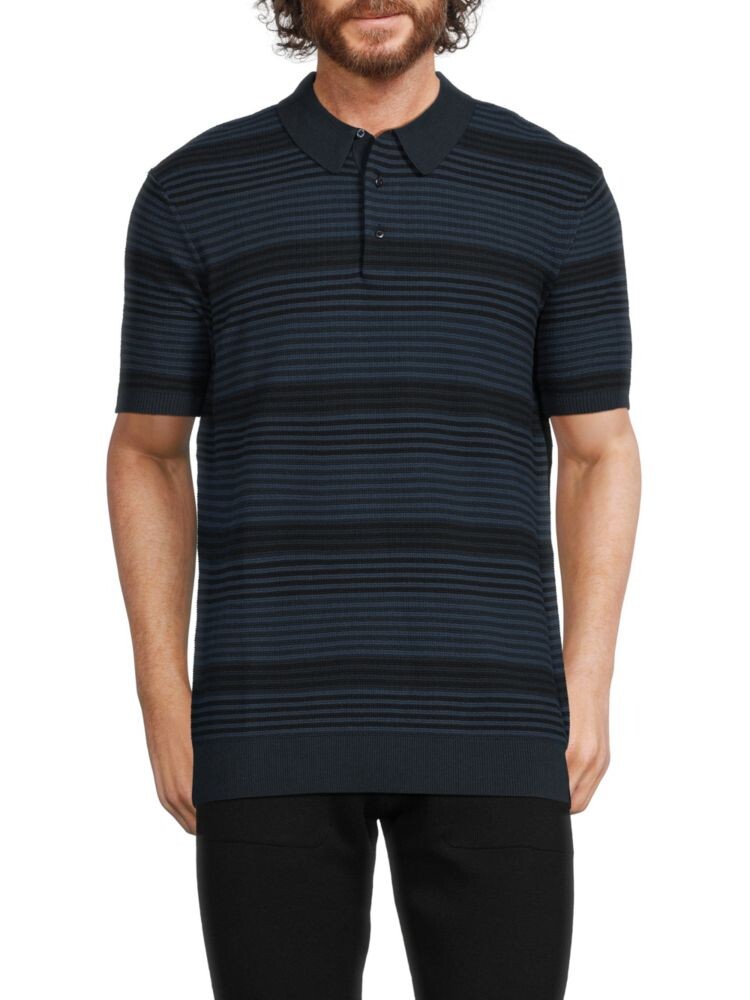

Полосатая трикотажная рубашка-поло Scotch & Soda, цвет Blue Stripe