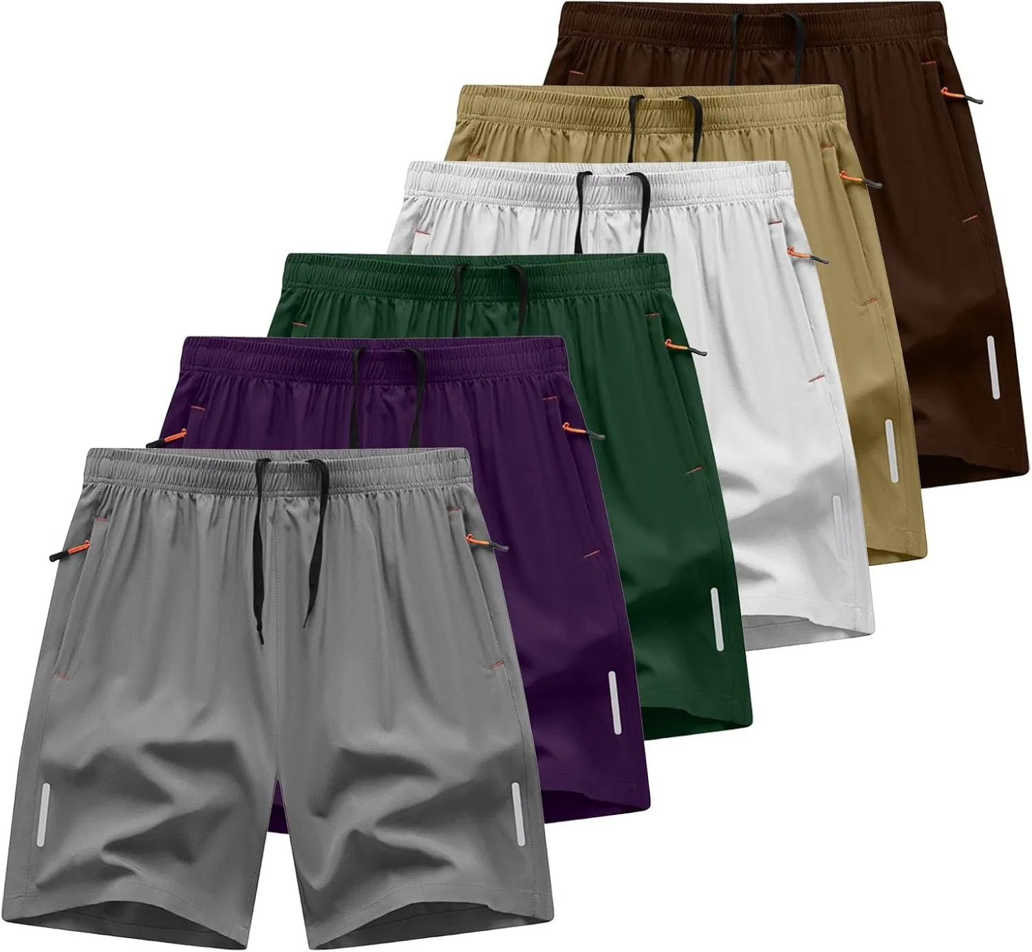 Шорты спортивные быстросохнущие, Generic, серый